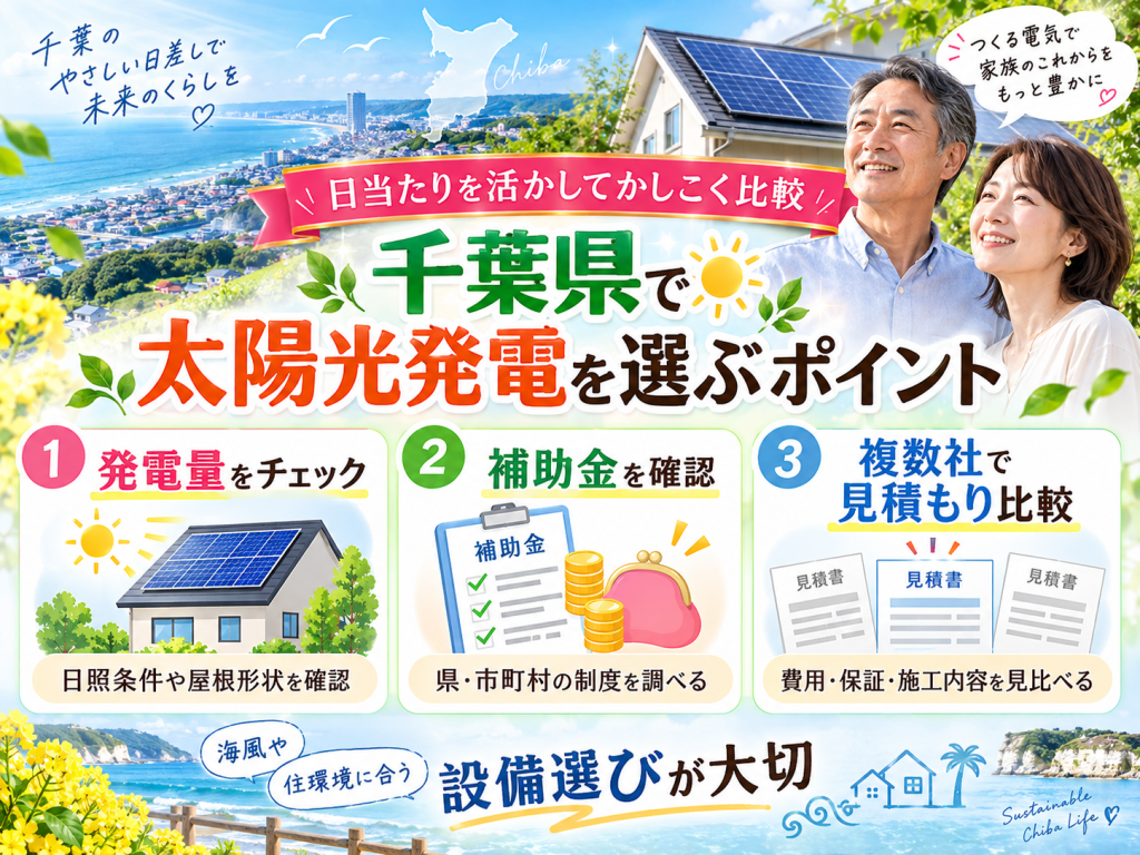 横芝光町の太陽光発電の解説画像