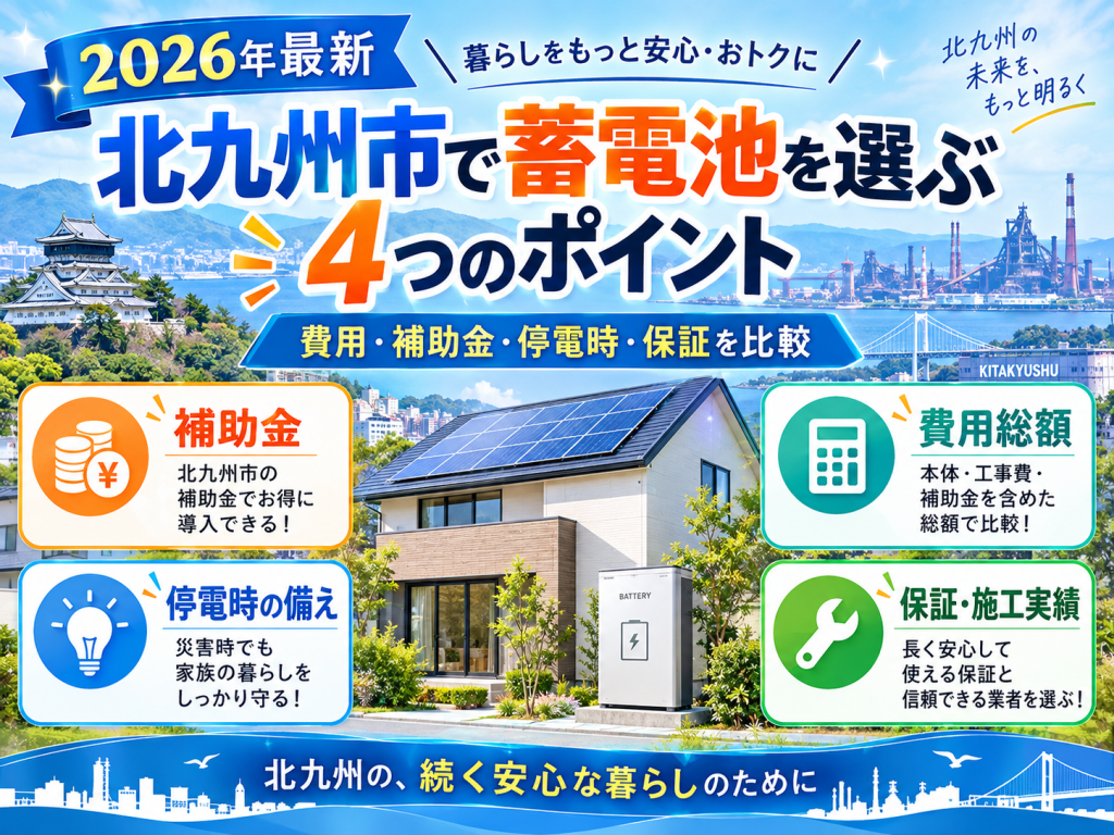 北九州市の蓄電池の解説画像