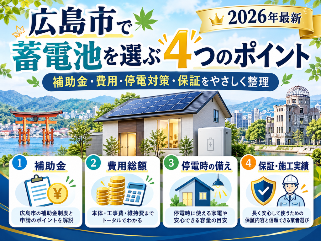 広島市の蓄電池の解説画像