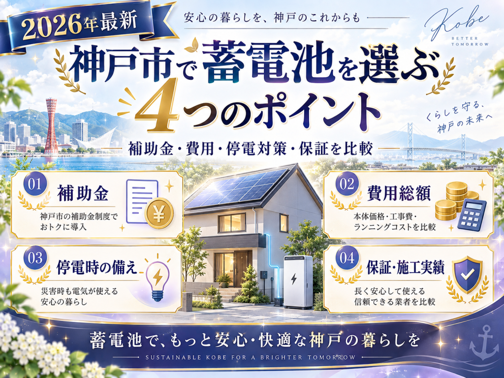 神戸市の蓄電池の解説画像