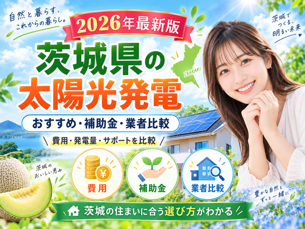 城里町の太陽光発電の解説画像