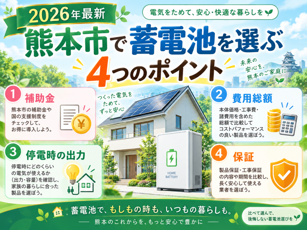 熊本市の蓄電池の解説画像
