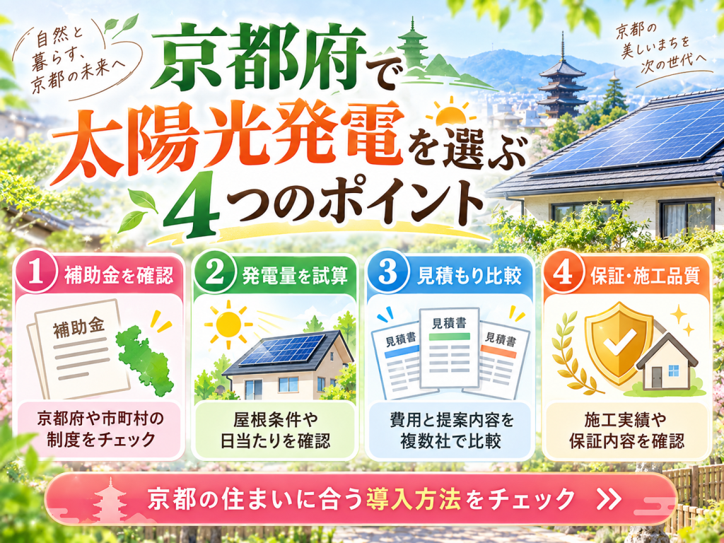 与謝野町の太陽光発電の解説画像