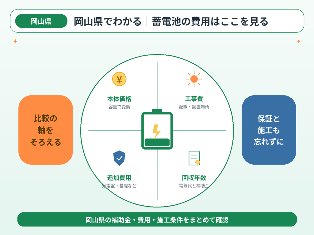 倉敷市の蓄電池の解説画像