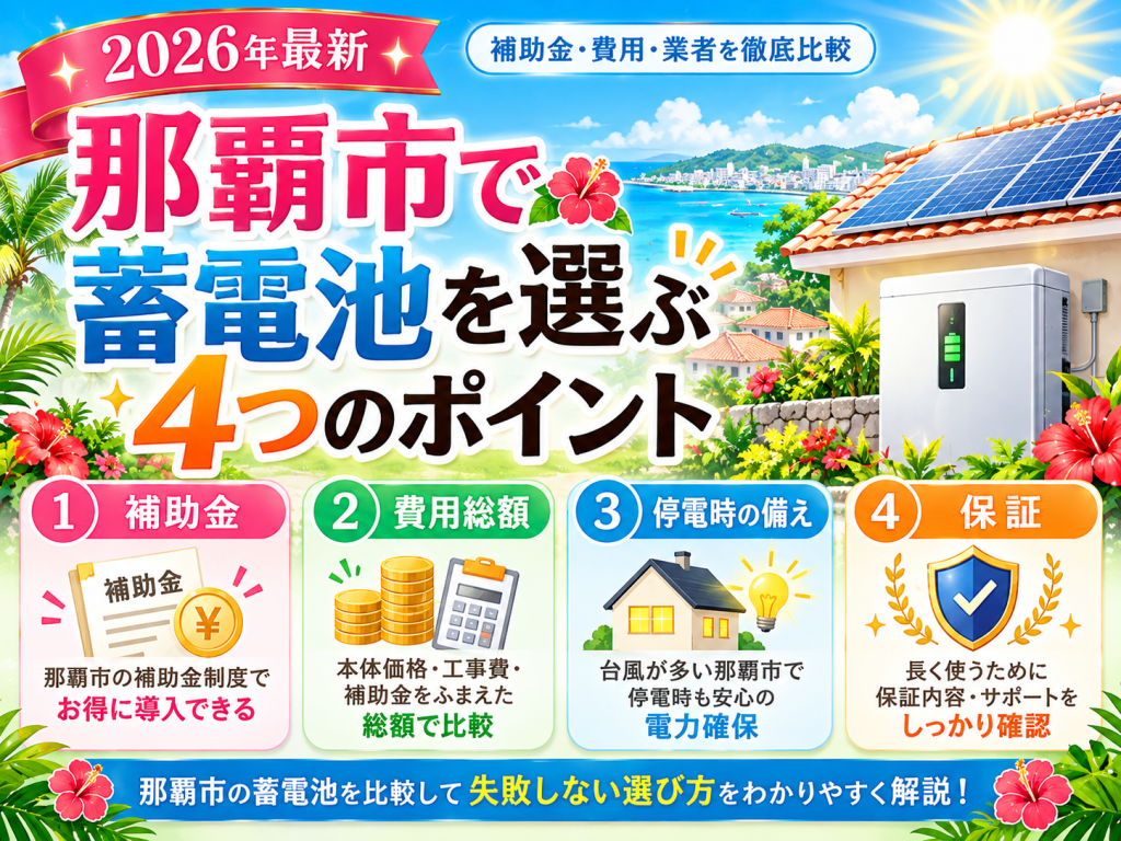 那覇市の蓄電池の解説画像