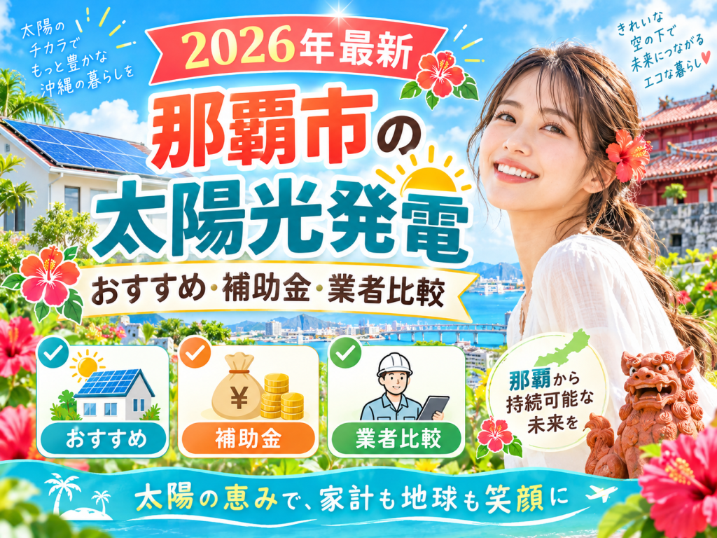 那覇市の太陽光発電の解説画像