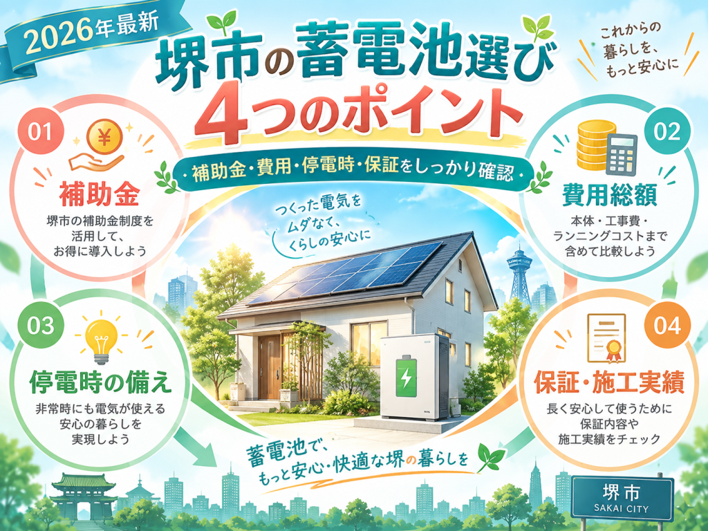堺市の蓄電池の解説画像