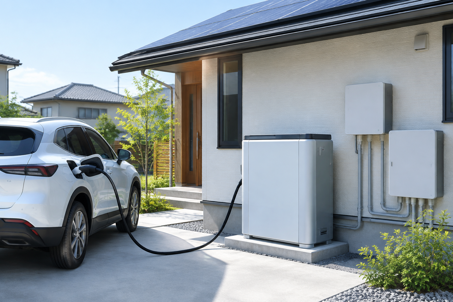 V2H 蓄電池 比較のイメージ