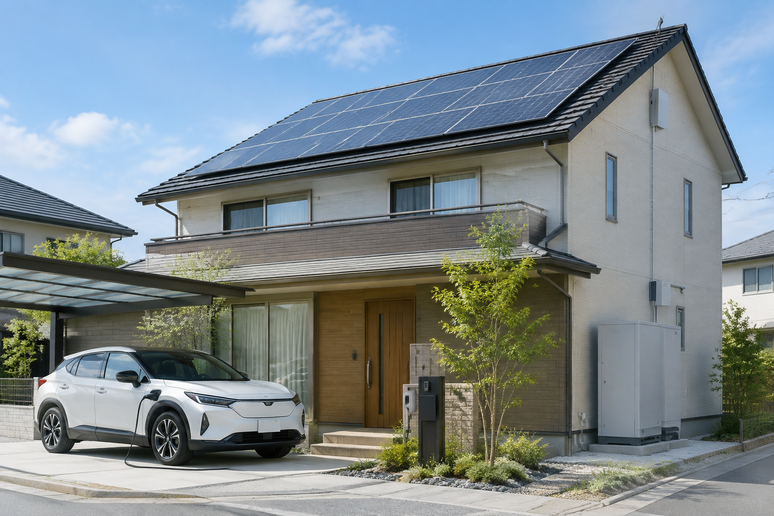 EVを蓄電池代わりに使える？V2Hの必要条件・メリット・デメリット・停電対策を解説