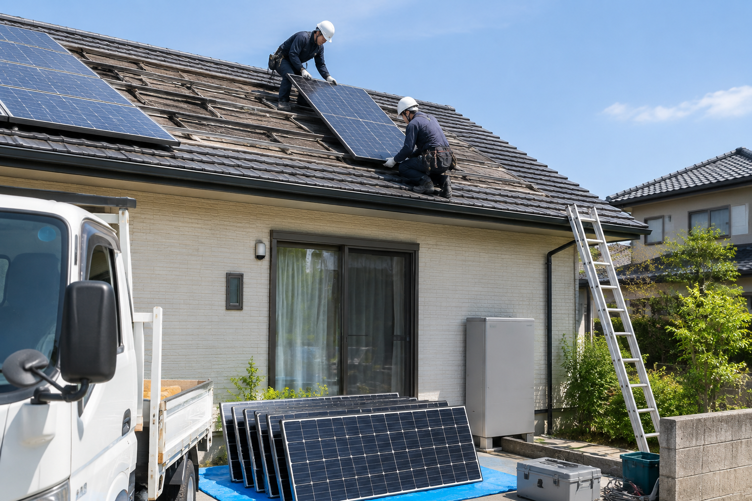 太陽光発電 撤去 費用のイメージ