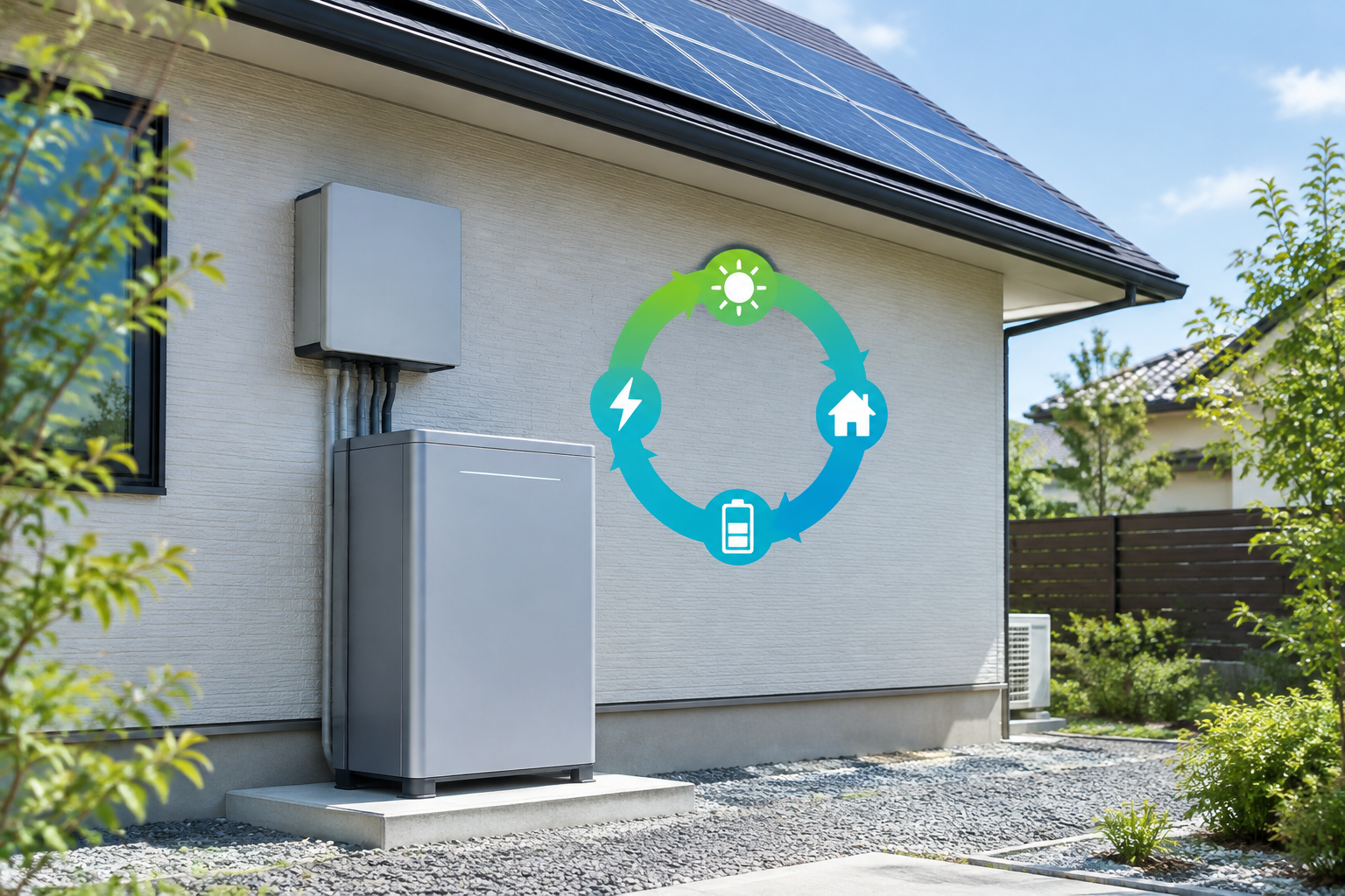 蓄電池 サイクルのイメージ
