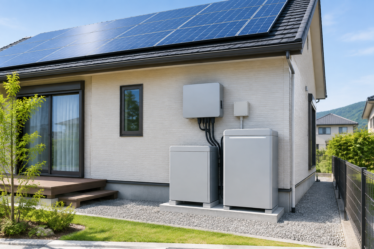 太陽光発電 蓄電池 セットのイメージ