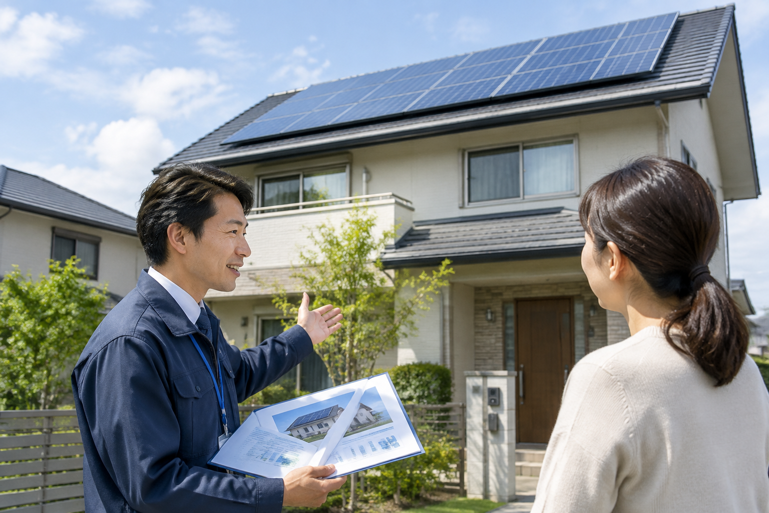 太陽光発電 訪問販売のイメージ