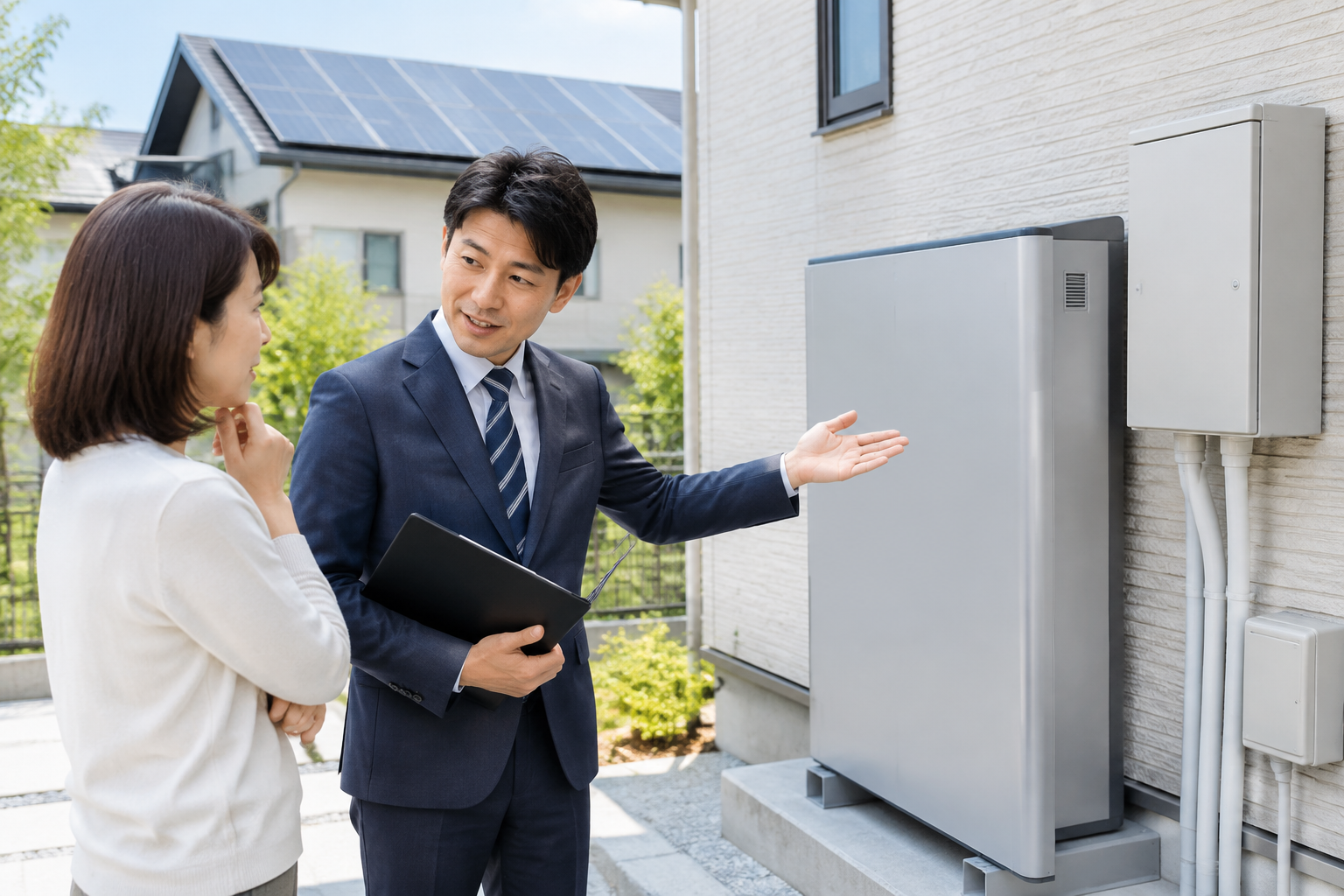 蓄電池 訪問販売のイメージ