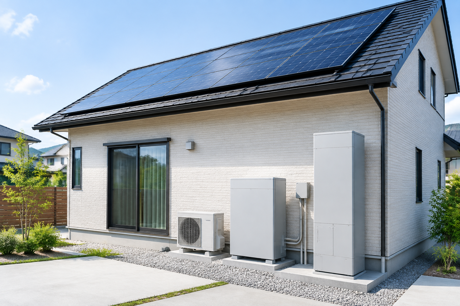 太陽光発電 オール電化のイメージ