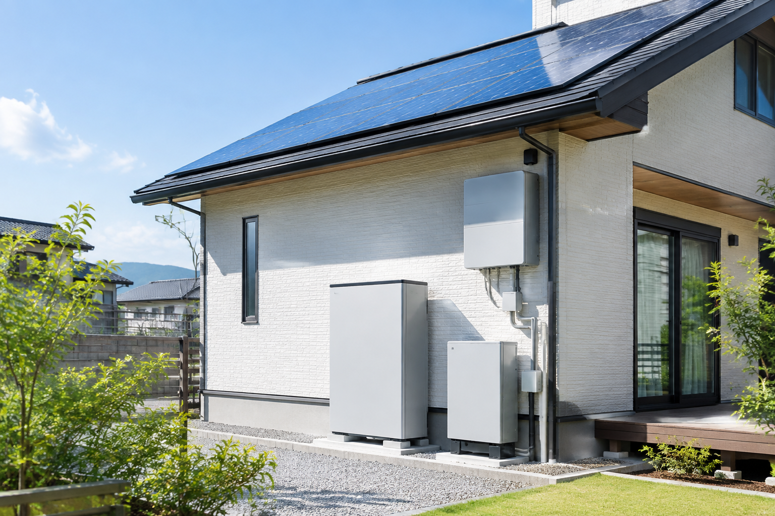 太陽光発電 蓄電池 容量のイメージ