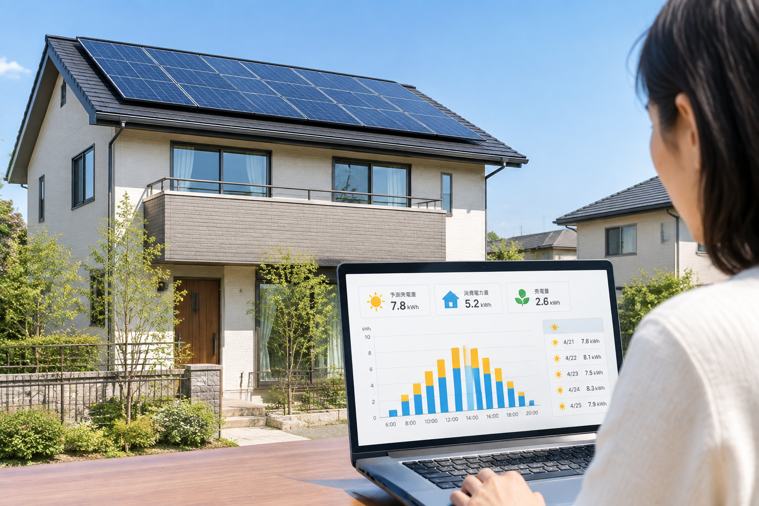 太陽光発電の発電量をシミュレーション｜地域・方角・容量・影を入れた計算方法と目安