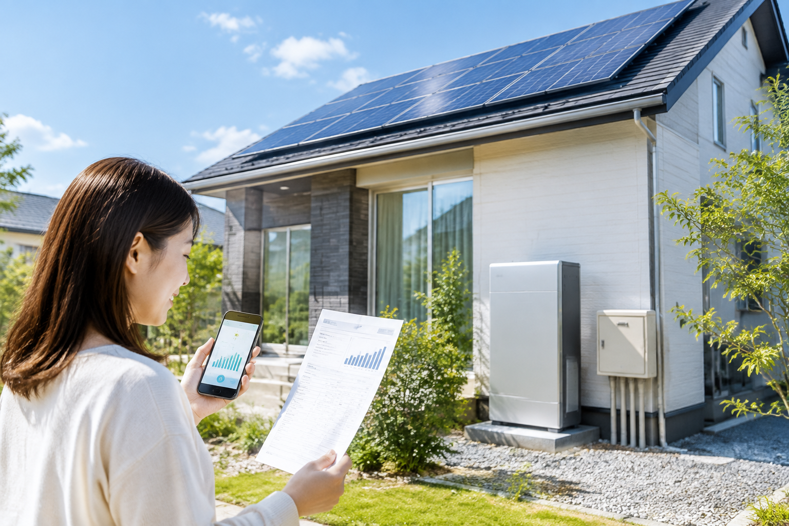 太陽光発電 電気代のイメージ