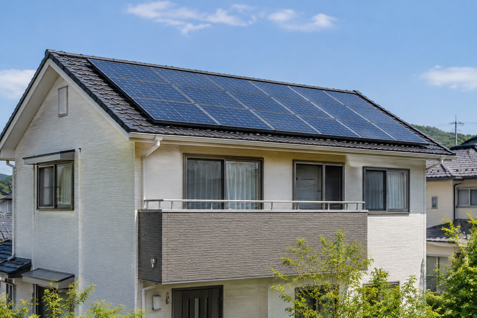 太陽光発電 後付けのイメージ