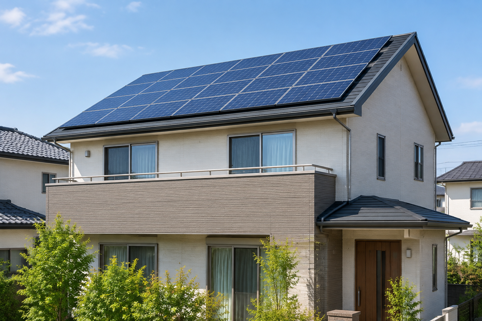 太陽光発電 屋根のイメージ