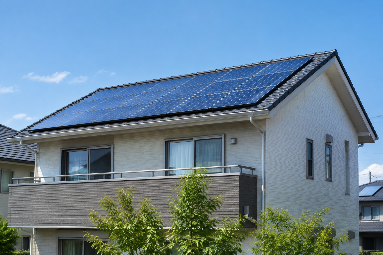 太陽光発電 屋根のイメージ