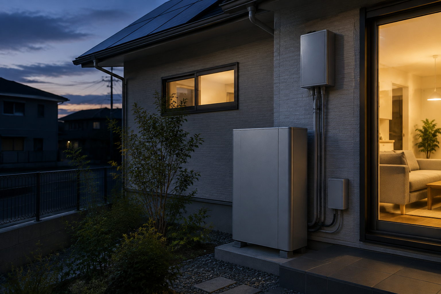蓄電池 停電のイメージ